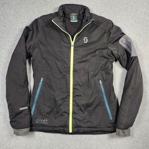 Scott Insulated Ski Jacket Womens Size US Small (4-6) EU M Black Puffer